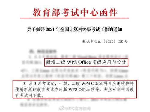 计算机|2021 年全国计算机二级增考 WPS Office