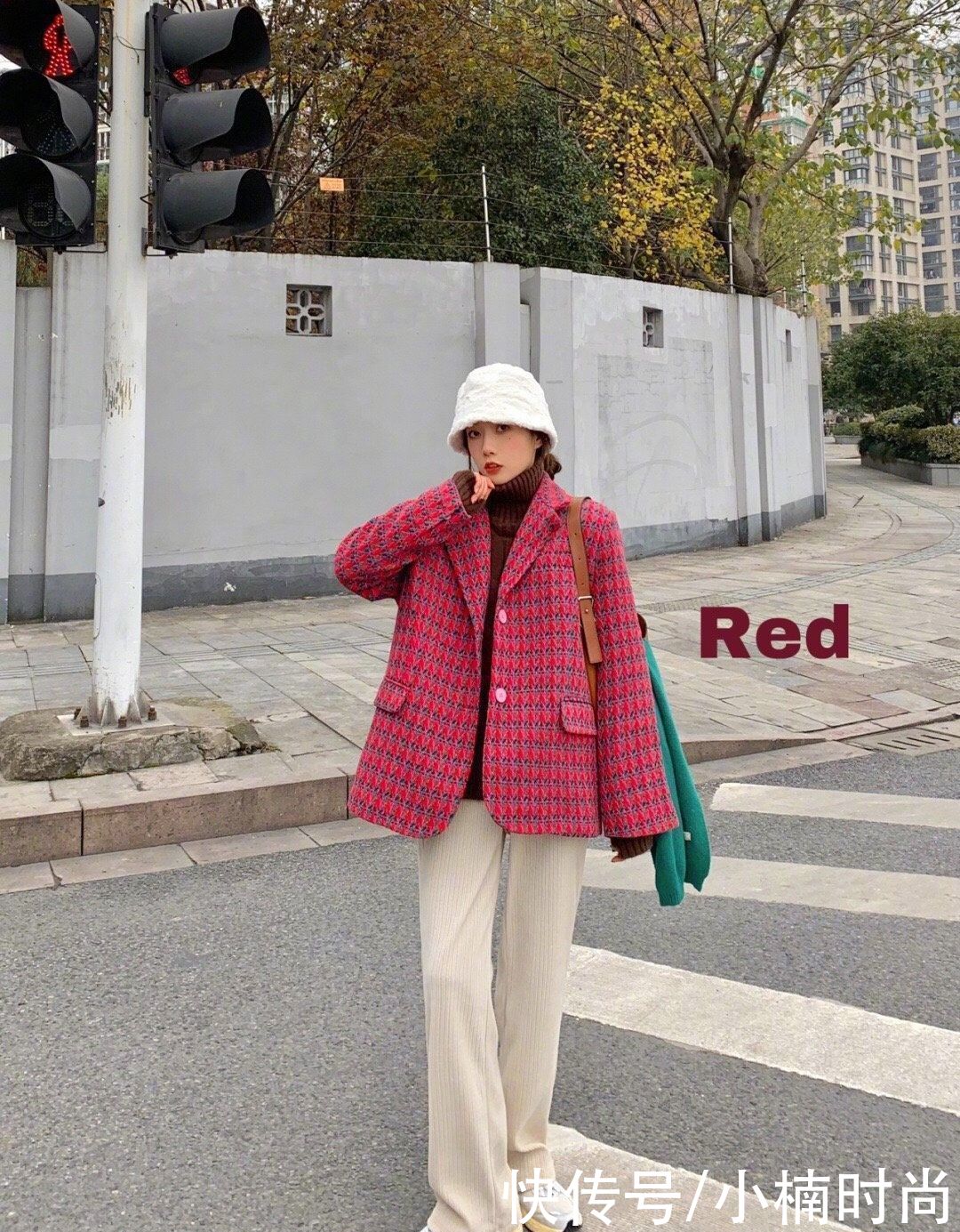用亮丽的色调来温暖这个寒冷的天气吧！7套冬季日常时髦造型推荐