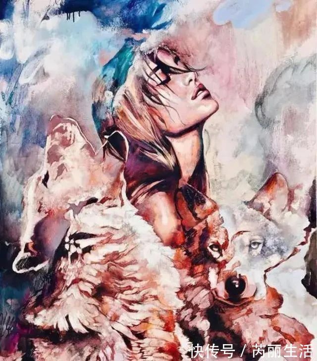 Mil喜欢画动物的Dimitra Milan,在世界各地举办画展,作品广受青睐