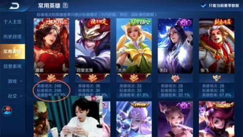 不想|孤影solo遇到万战露娜玩家，点开主页全是省标，看到胜率后直言不想打