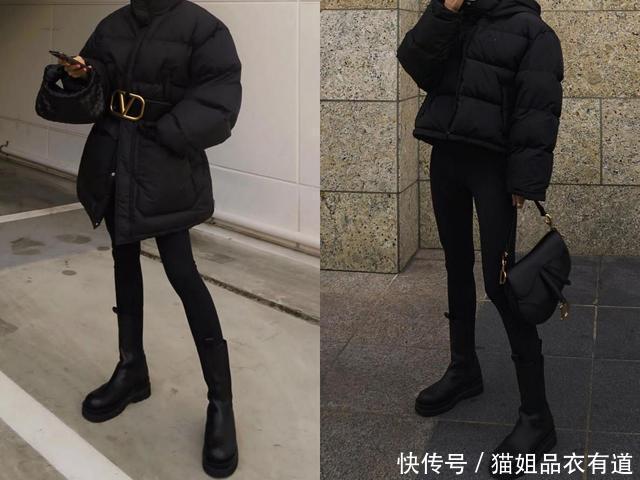 穿羽绒服时别随便搭鞋子，这3款才是品味女人的首选，又美又飒
