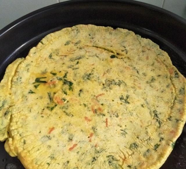 芹菜叶子饼,香软好吃营养,口感丰富,全家人都很喜欢