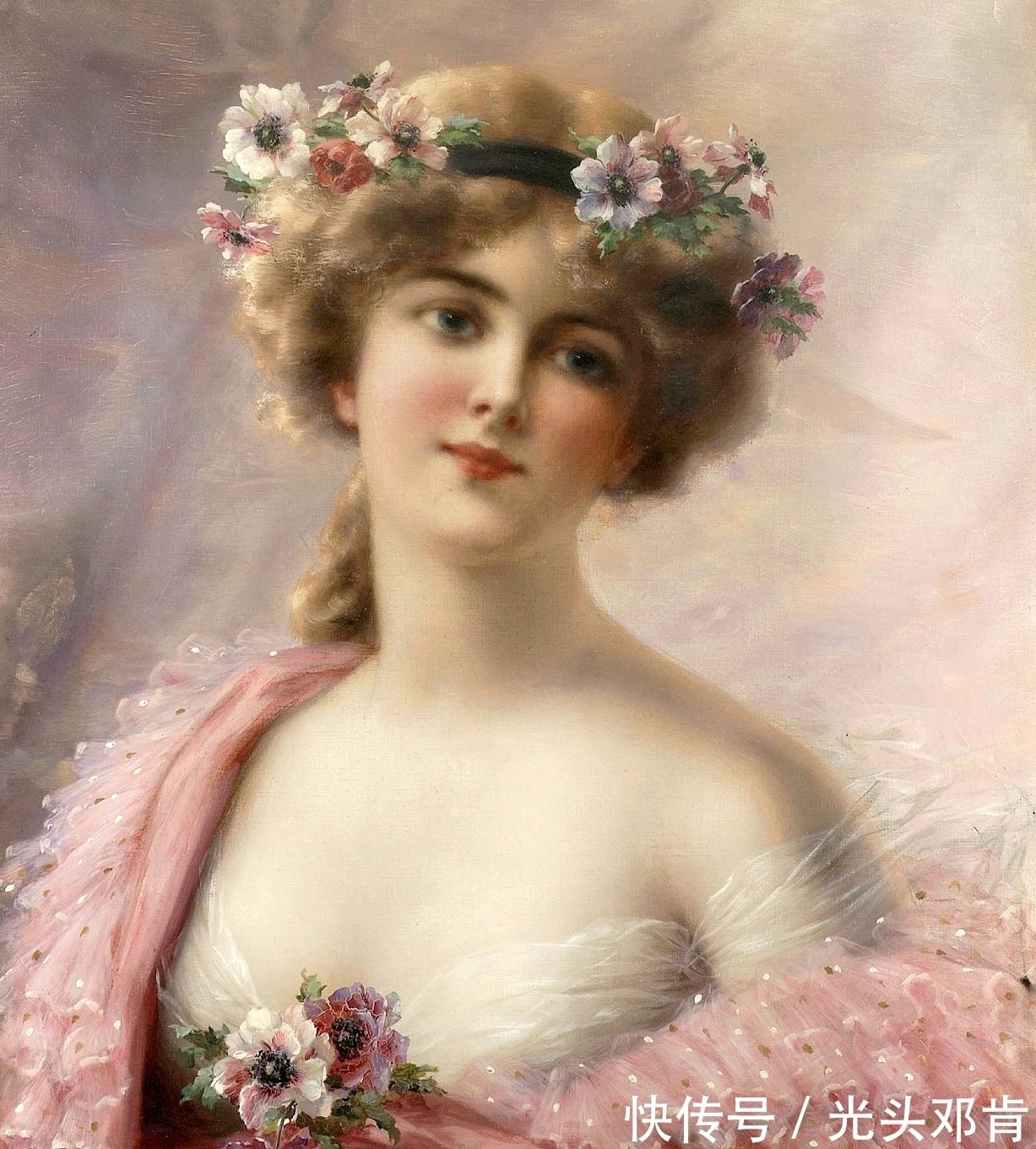 弗农&他最擅长画美女,埃米尔·弗农Emile Vernon油画美女作品鉴赏