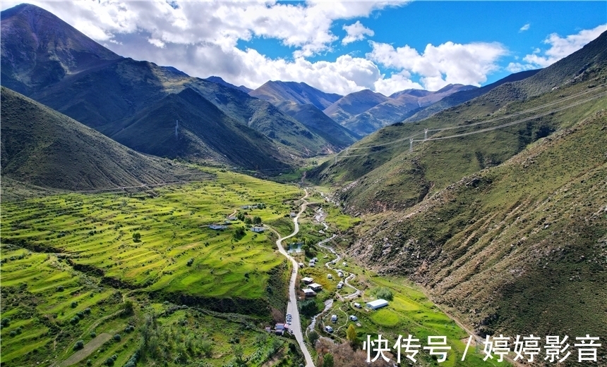 拉萨|拉萨周边的千年古村，秋天风景如画，仓央嘉措曾在此居住了3年