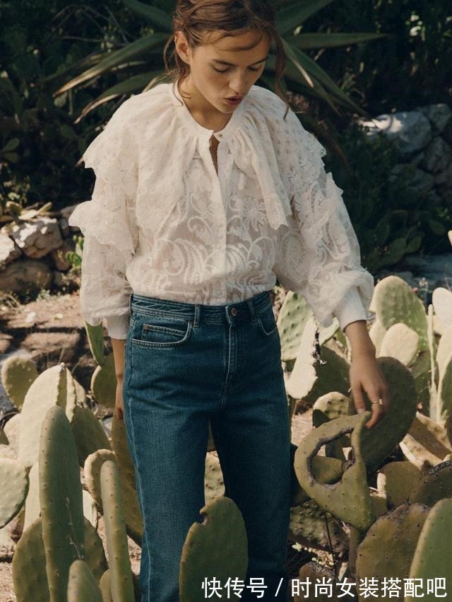 天蓝色 蓝色搭配复古大方，让造型变得更惊艳，是不容错过的配色！