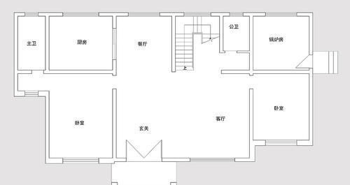 客厅|东北夫妻回乡建370㎡别墅,选胡桃木装中式,刚进门厅就被迷住