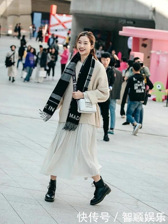气质|15套马丁靴穿搭示范!照着穿就对了,时髦又气质