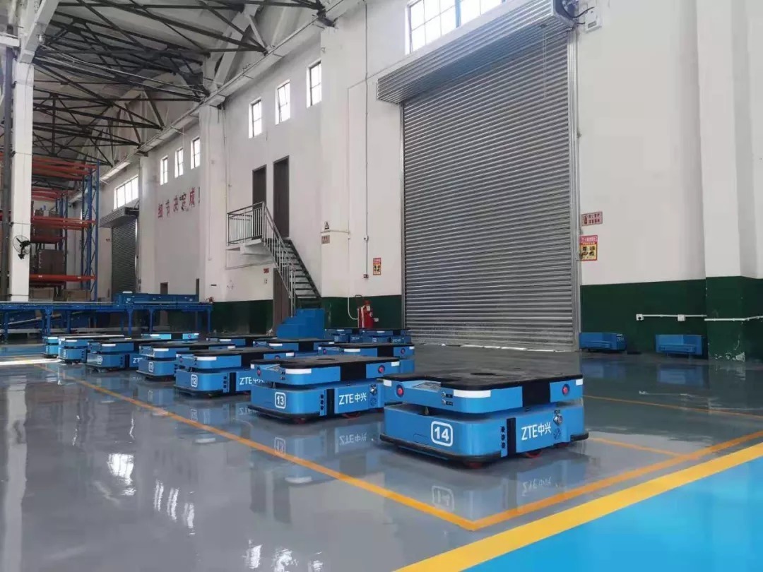 中国电信|中兴5G AGV规模商用,助力中国电信打造智能配送中心