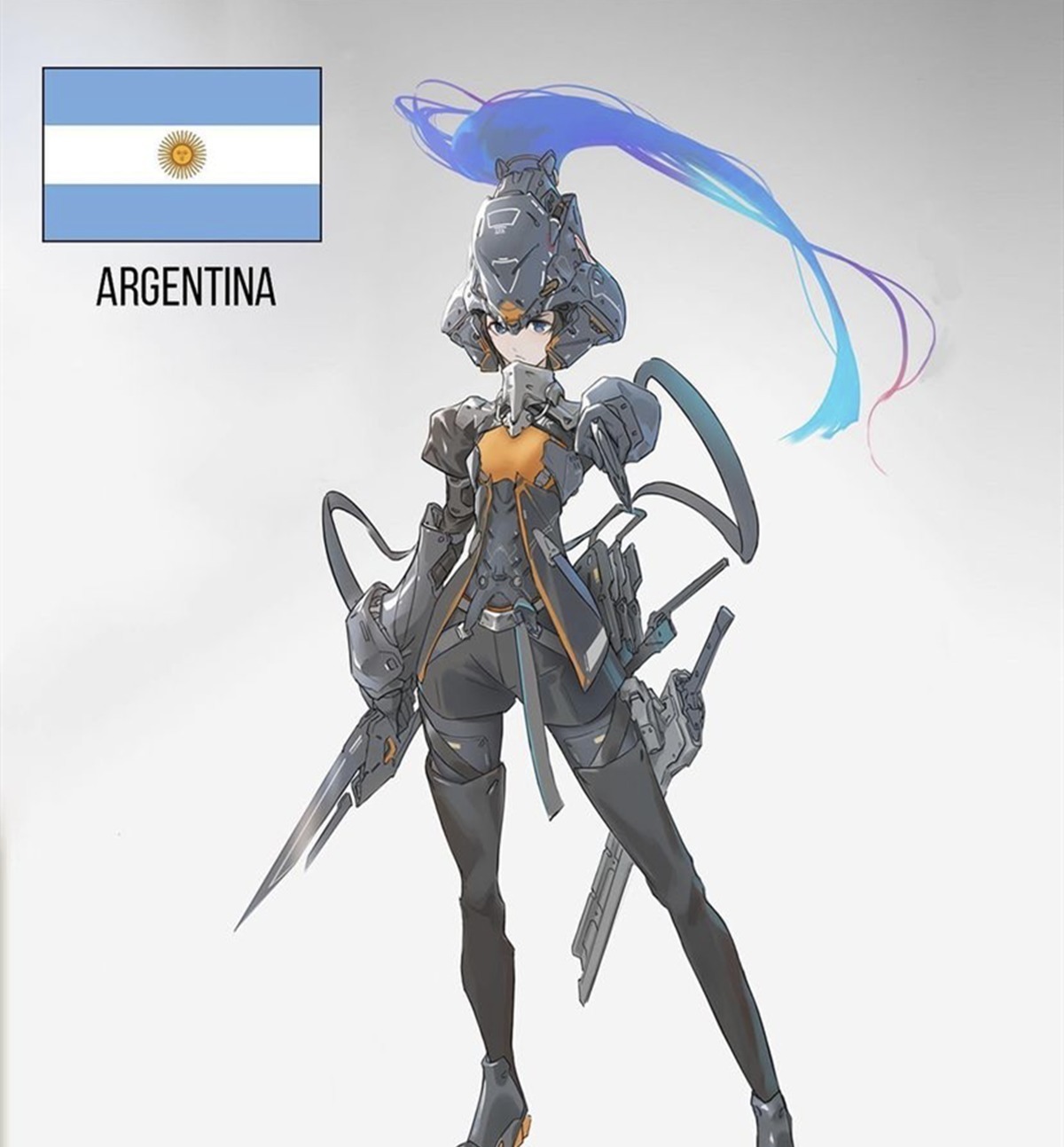 火箭|漫画拟人化成为军娘,欧洲还停留在近代,我们的火箭都已经起飞了