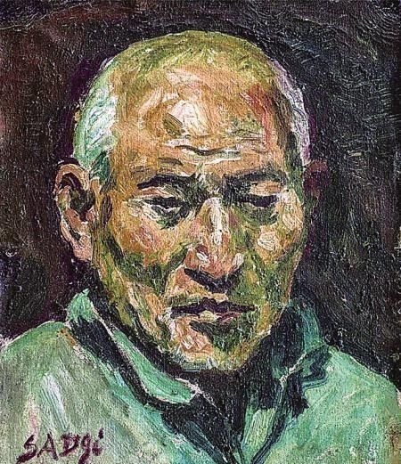 上海一家医院#疯子画家沙耆:多次被送进精神病院,在报纸上的涂鸦却卖了上百万