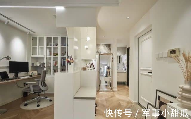 主卧|78㎡纯白色的家，爆改大三倍，还多出西厨、书房、衣帽间？！