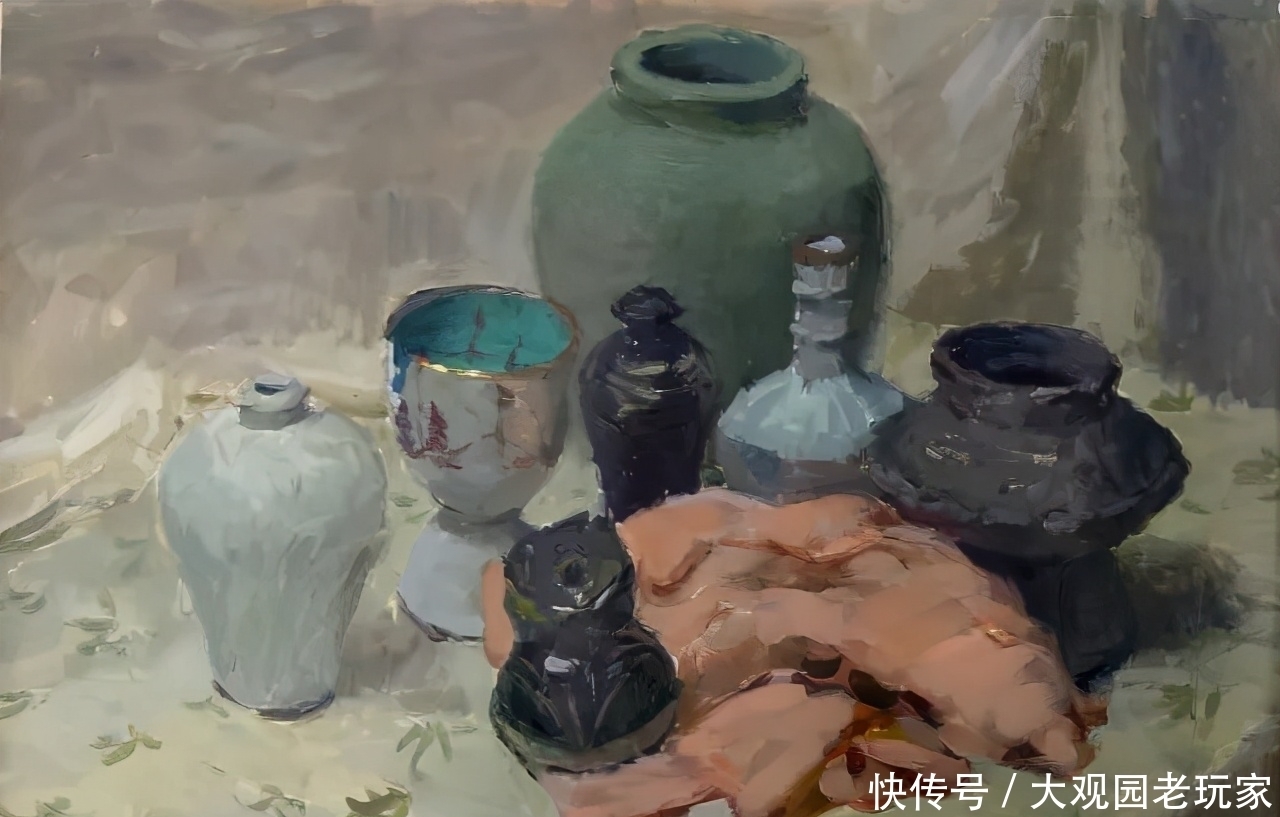 四大美院基础部色彩作品欣赏!看看美院