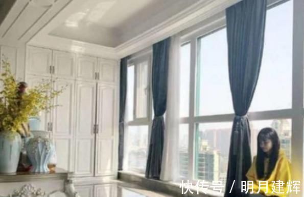 泡泡澡|沈夢辰曬出自己的家,頭一次見在陽臺裝衣柜,衣服多得沒地方放了