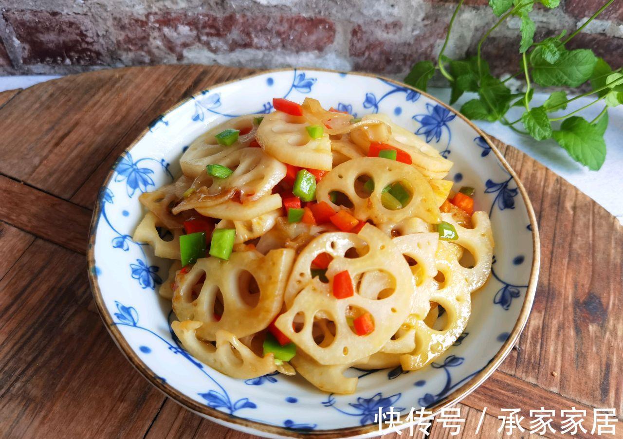 莲藕|糖醋藕片,香脆美味,好吃健康