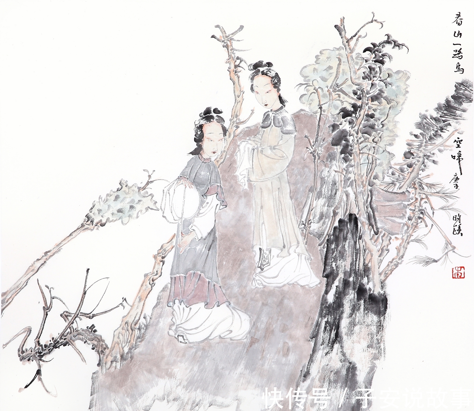 笔墨!「直击书画」李昀蹊,全新笔墨语境下的人物画