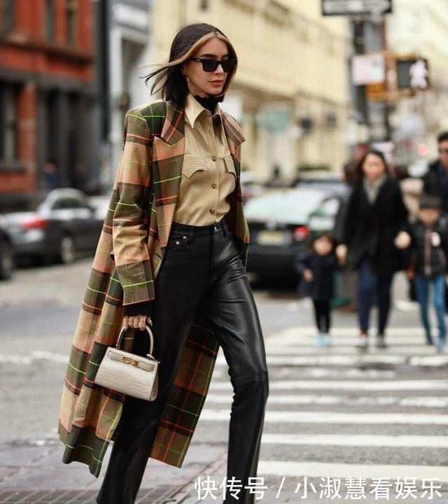 气场|不是皮裤“丑”,是你没穿好!秋冬这样搭显气场,穿出超模魅力