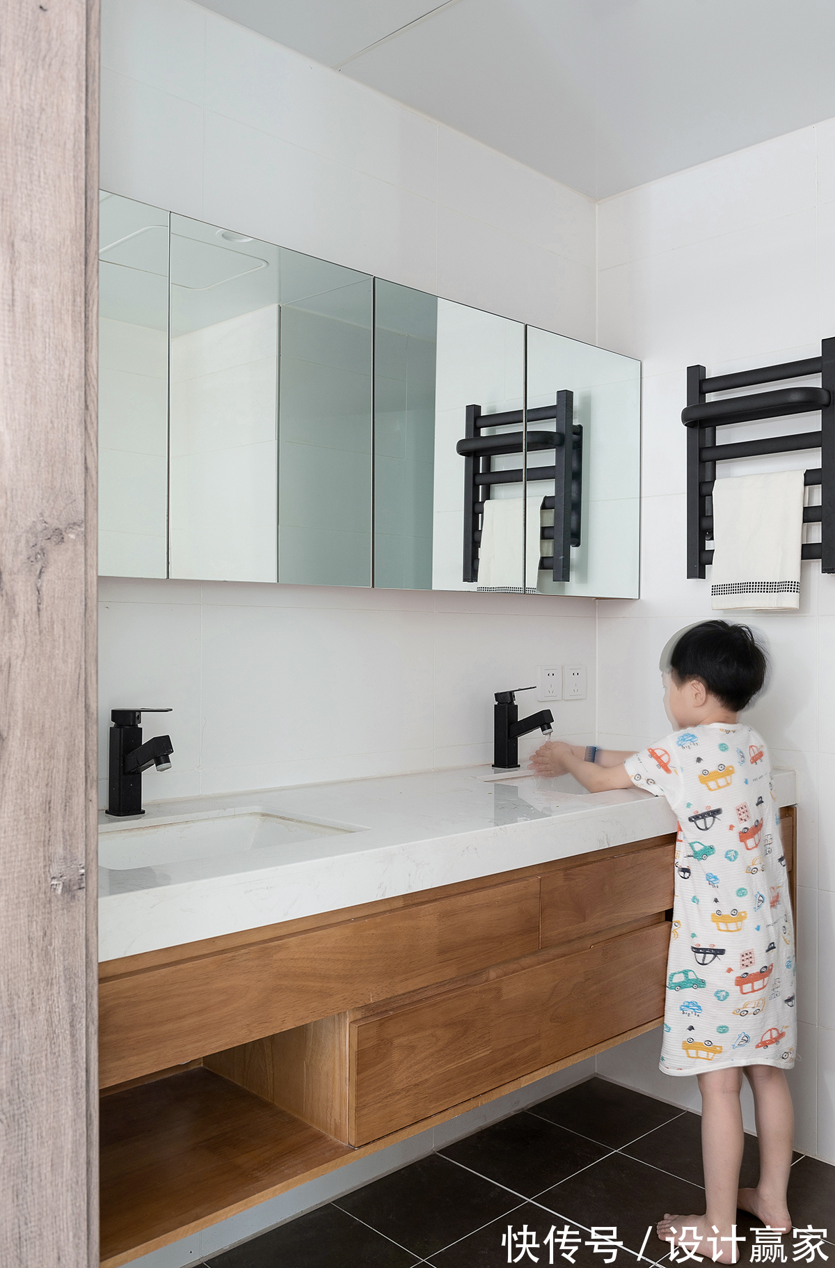 小清新|108㎡简约平层,温馨的日式小清新,生活工作两不耽误