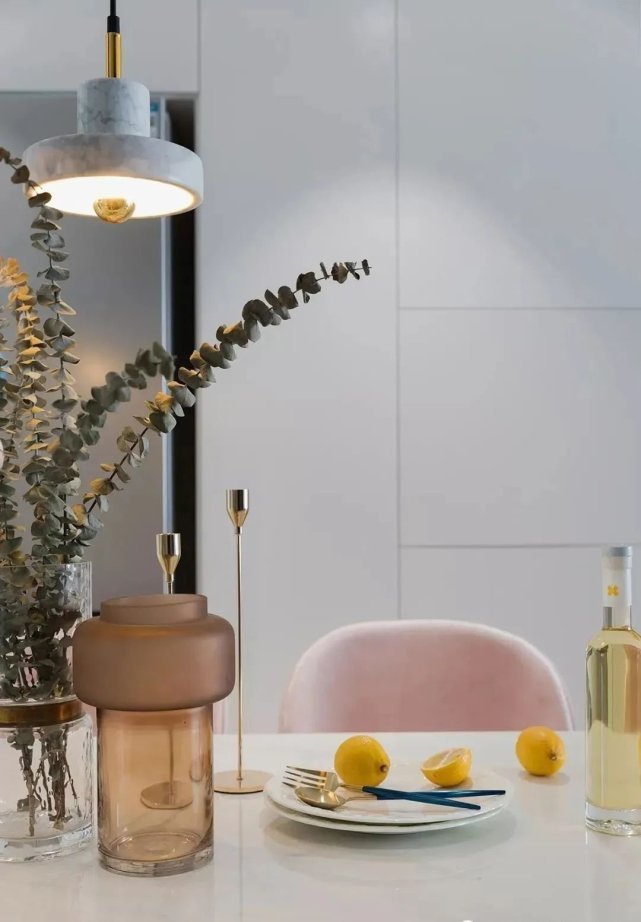 曝光|90㎡新婚宅曝光,这北欧跨界轻奢油画般的家,简直好看到犯规