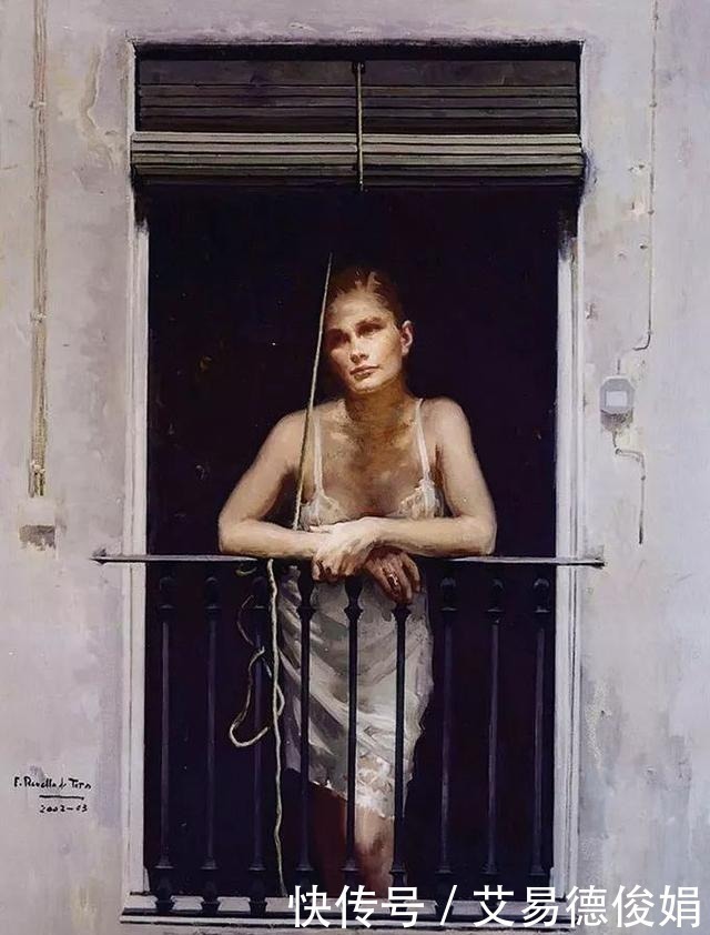 马拉加#他被指定为西班牙国王和王后的肖像画官方画师,擅长画美人