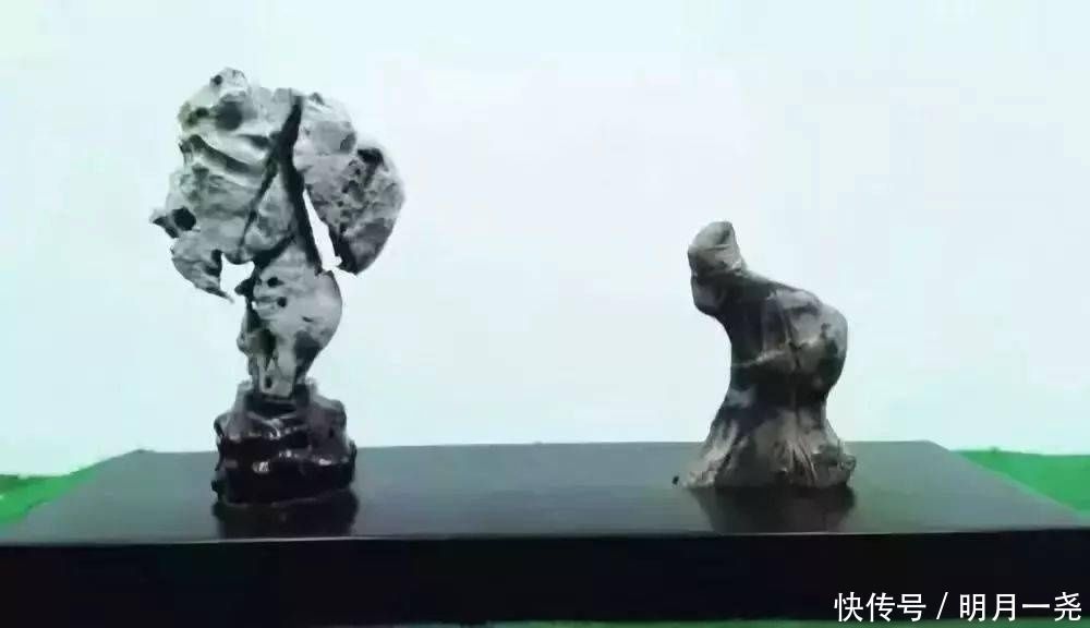 米芾拜石|两块小石头40多万成交,小石头魅力不减