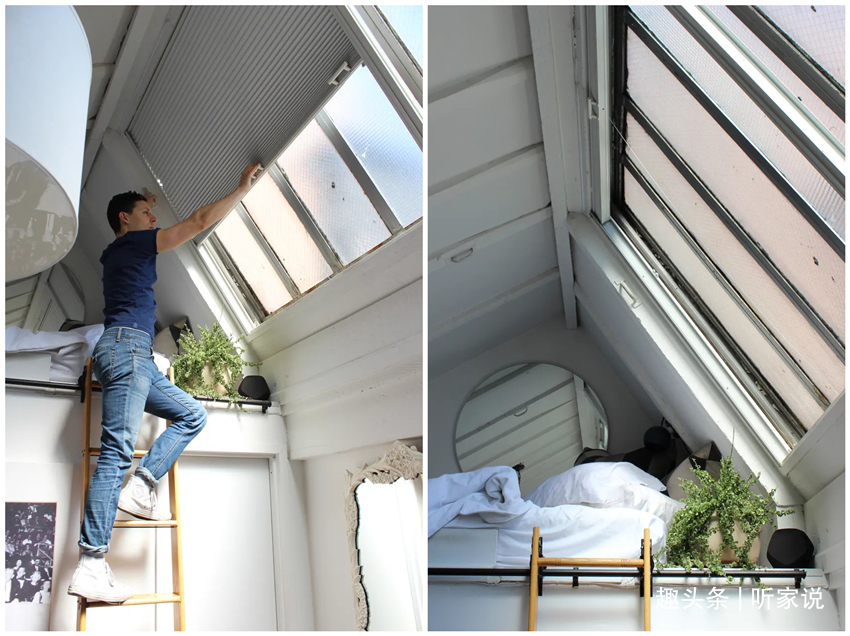 鸽子舍|小伙买下4楼顶层旧公寓,32㎡“鸽子舍”住三年,家里又暖又干净