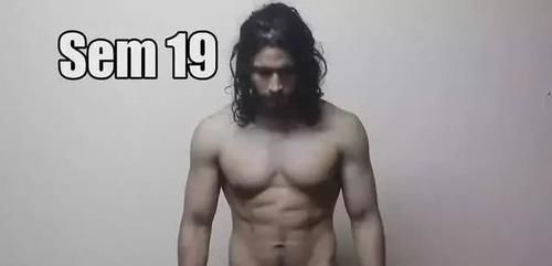 记录照|8个月，这个小伙用35张记录照告诉你，健身能带给身材多大改变