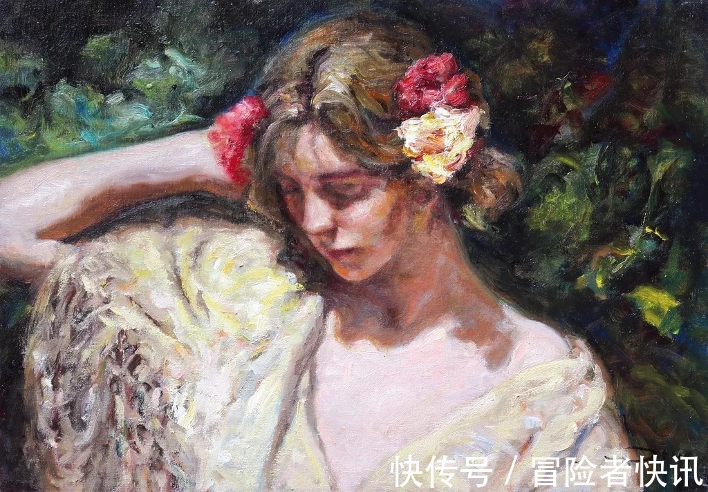 罗约@独特的艺术天赋,对色彩和纹理的戏剧性使用!