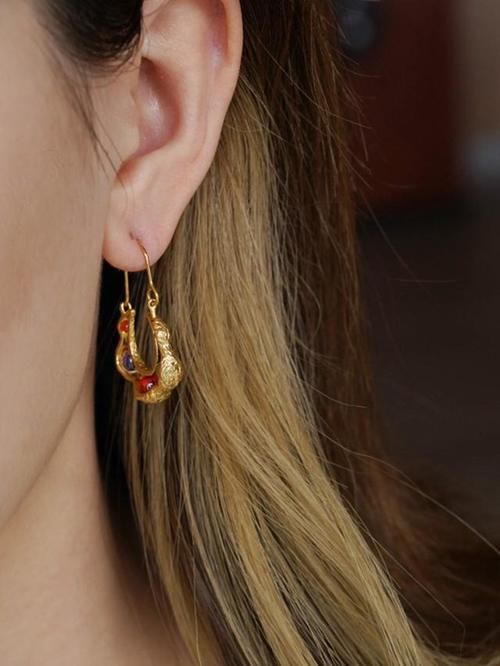 日常通勤气质耳环合集，明星同款ORANGE CUBE耳环