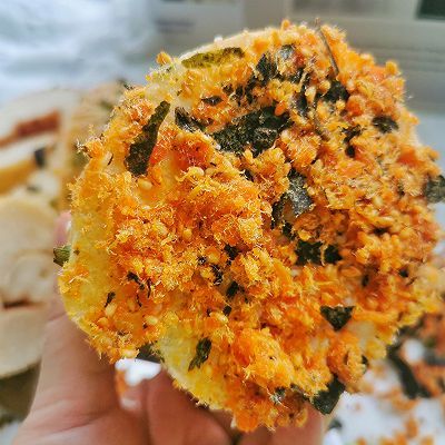 面包卷|香葱肉松面包卷