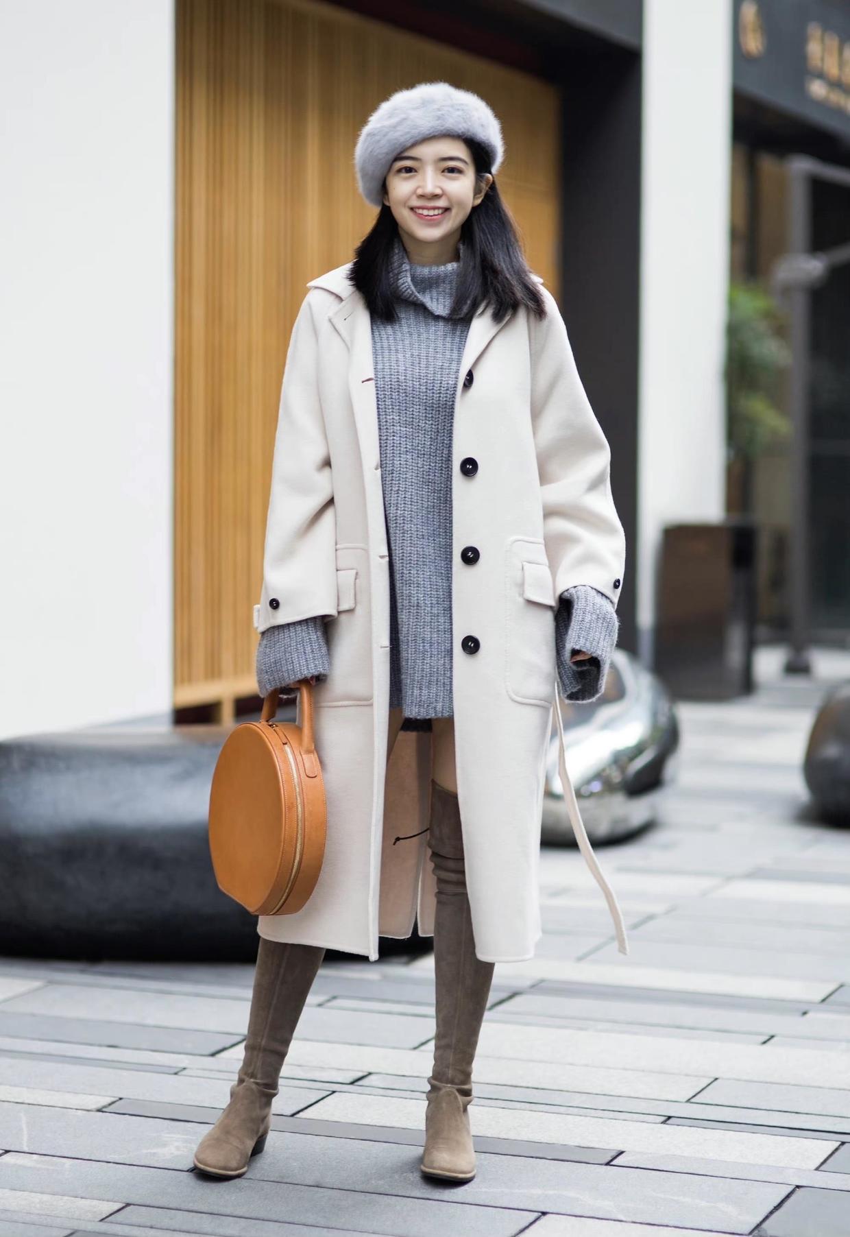 红与黑 降温后不要瞎打扮,瞧三木的“大衣”穿搭,入冬这么搭优雅又好看