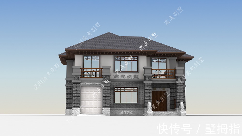 中式设计的别墅,谁能不爱这样的别墅?建成后,谁会不羡慕?