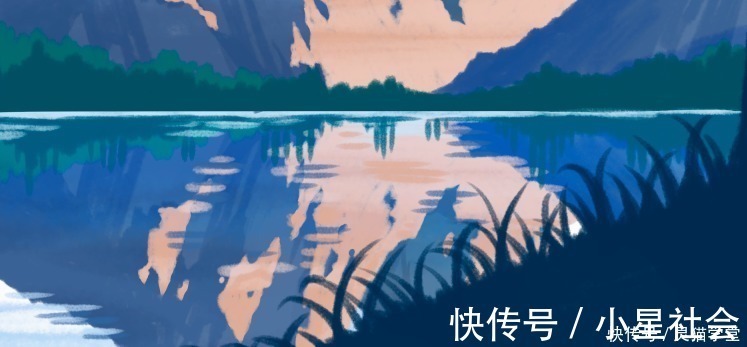 绘画|不用绘画功底，不需要画线条！也能画出好看的风景插画！