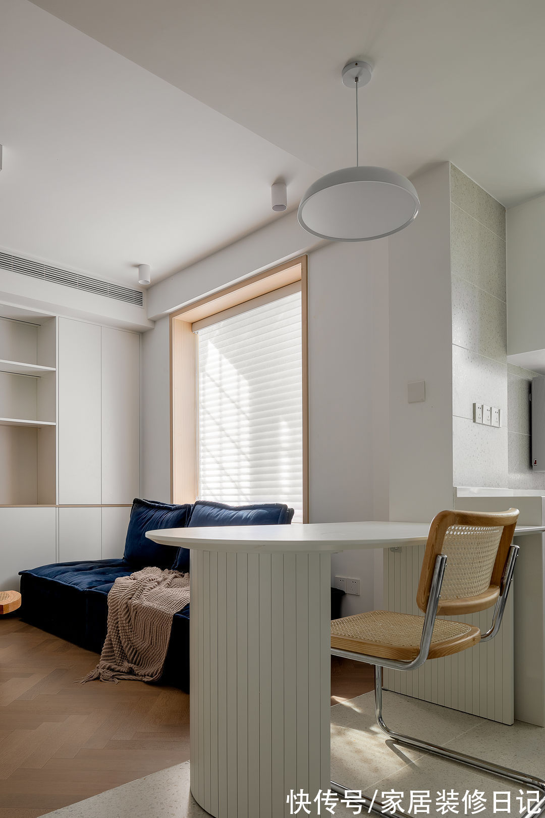 两房|60㎡改极简两房半，LDK客餐厨一体设计，空间显大堪称小户型典范