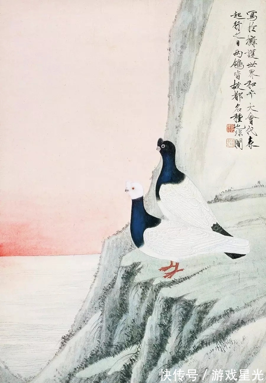 工笔花鸟画|于非闇作品欣赏