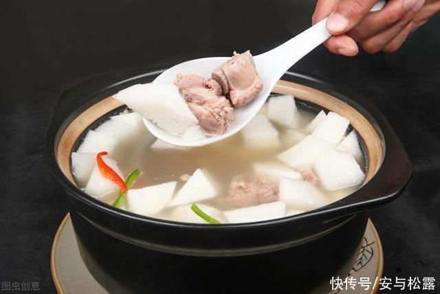 清汤白萝卜炖羊肉，口感鲜香一点不膻，提高免疫力，家常菜也是汤