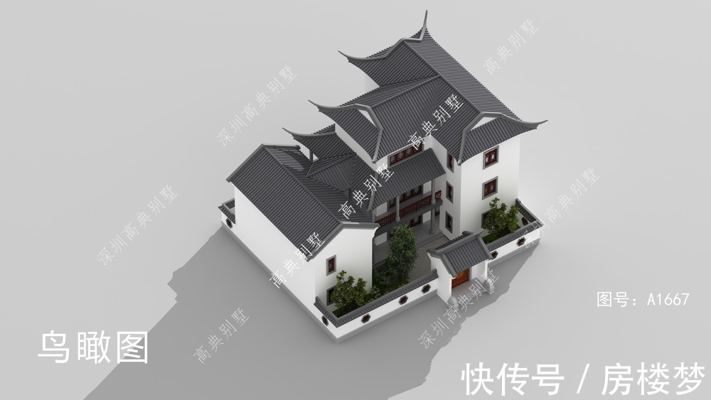 闲暇|中式庭院别墅，在闲暇之余，可以安静的享田园生活的美妙