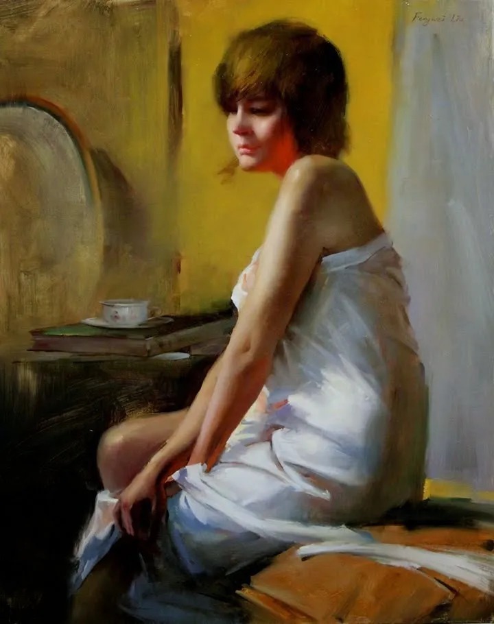 笔力独到,气势如虹,看看这二位的油画