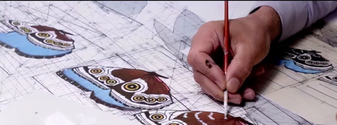 黄金比例!理工男花40年时间,用圆规画1000张画,黄金比例的拥护者