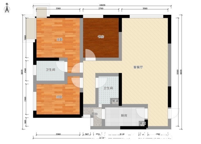 美式|这个90平三居室在古典中带有一点随意，简洁明快，又温暖舒适