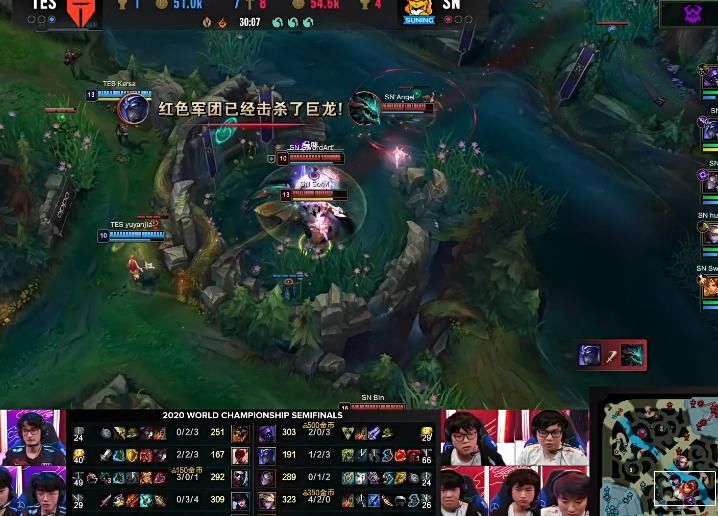 SN战队|SN秘密武器打爆TES!卡萨用命找机会,左手被逼成肉鸡模样!