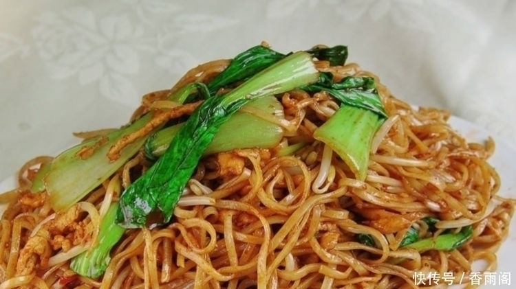 炒面的正确做法，不粘锅，根根分明，炒一大锅，大人小孩都爱吃