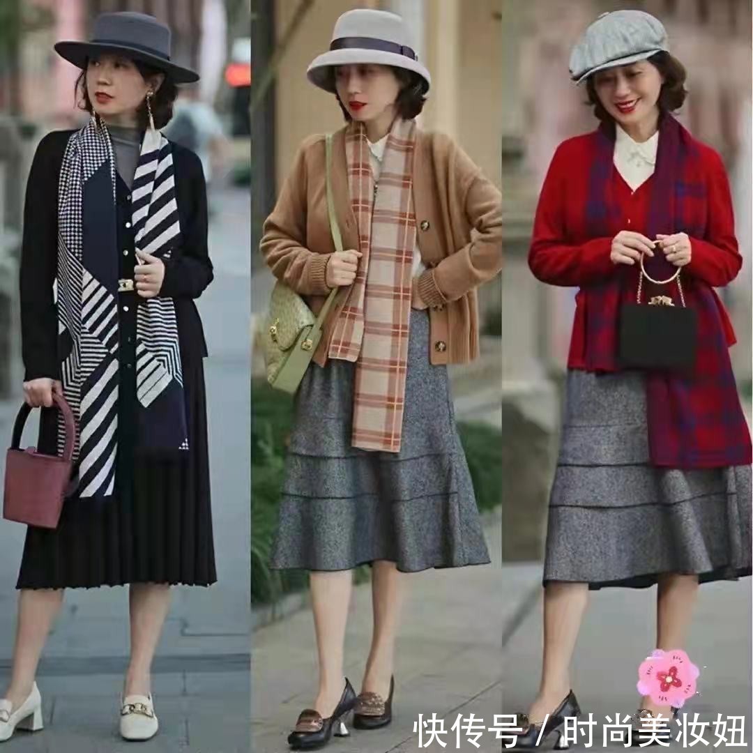 阔腿裤|40+女人气质好也别“扮嫩”,学她这样穿,既优雅又洋气减龄