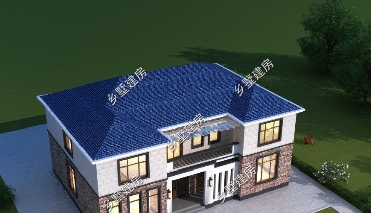 现代和田园的融合,这款占地205平的别墅你值得拥有