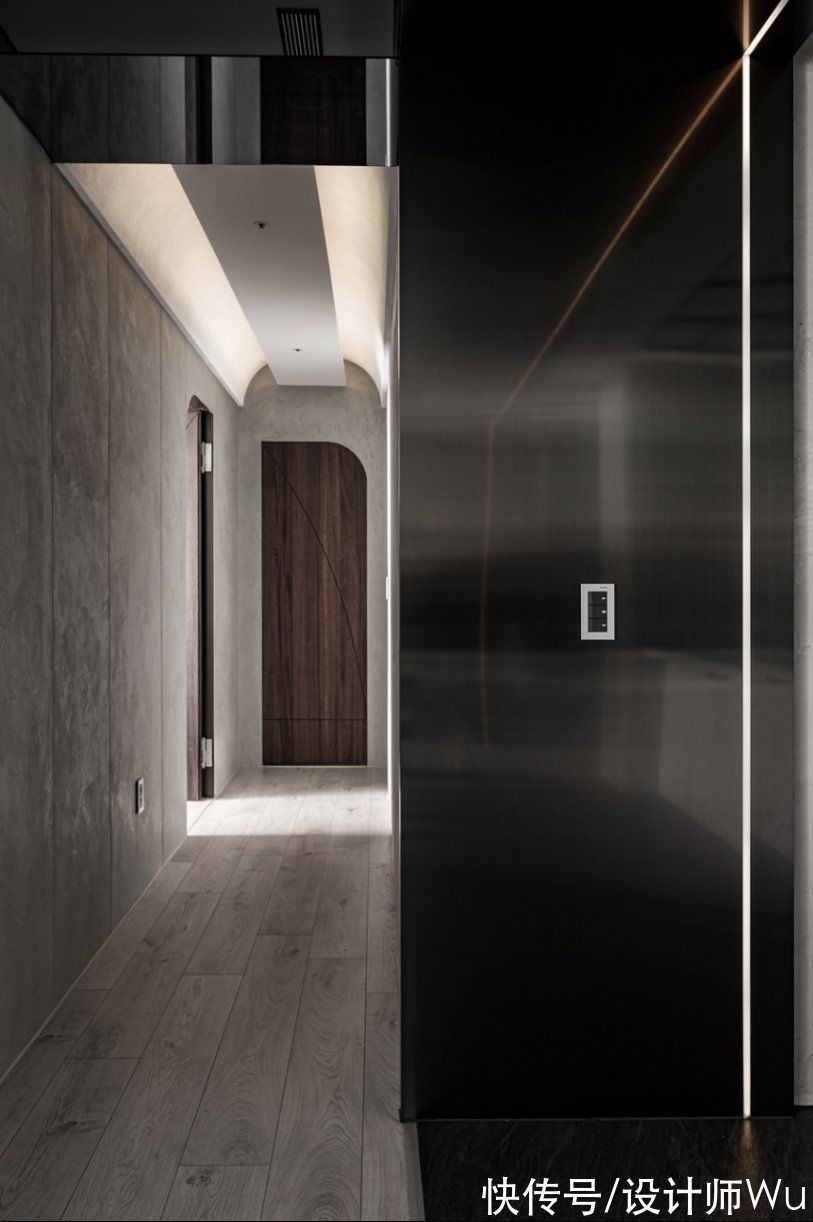 餐厨|深圳115㎡现代岩灰居所，凝合生活与光阴的挥洒笔触