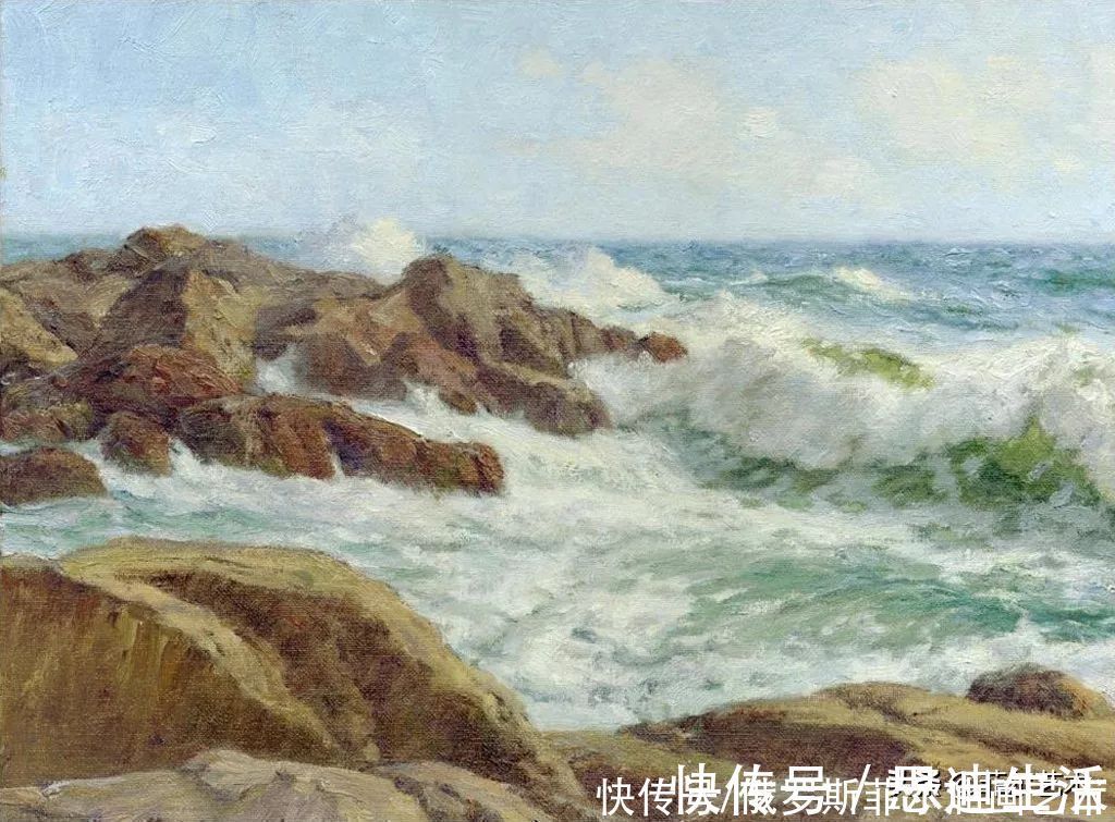 艺术品$美国艺术家米里奇的绝美海滩油画作品欣赏