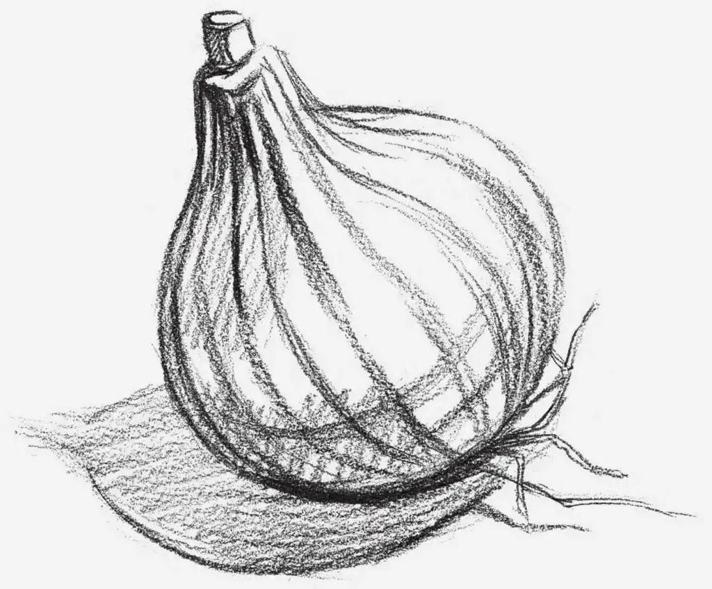 写生#结构素描写生实例:不会画结构素描?老艺术教你画三种常见的素描