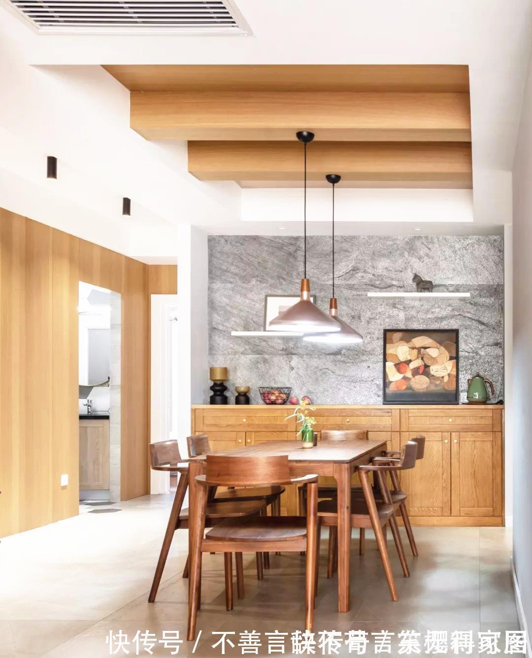 原木色|140㎡简约原木风，没有奢华的元素，却每个细节都让人感到惊艳