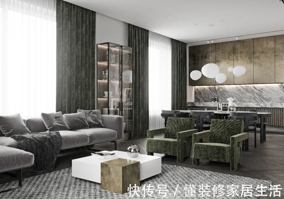 客厅|轻奢系客厅设计