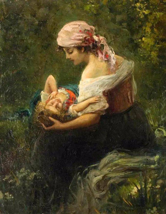 艺术学院!19世纪油画家笔下细腻的年轻漂亮女子,人物造型丰韵端庄 雍容华贵