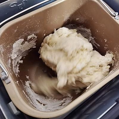 #健康甜蜜烘焙料理#红豆肉松麻薯包